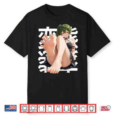 Japanese Femdom Waifu Submissive Anime Feet Toes Otaku Manga Shirt