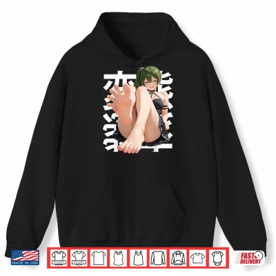 Hoodie Japanese Femdom Waifu Submissive Anime Feet Toes Otaku Manga Shirt
