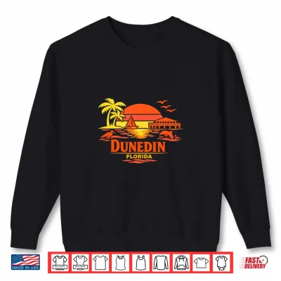 Sweatshirt Vintage Dunedin Florida Sunset Shirt