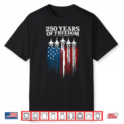 250Th Anniversary Usa 4Th July Patriotic 250 Years American Shirt