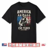 Abraham Lincoln Playing Guitar 250Th Anniversary 4Th Of July Shirt
