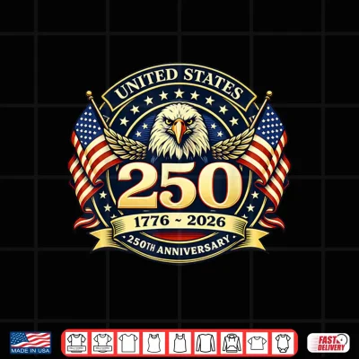 Design 250 Anniversary USA Men Women 250 Years 250th Anniversary Shirt