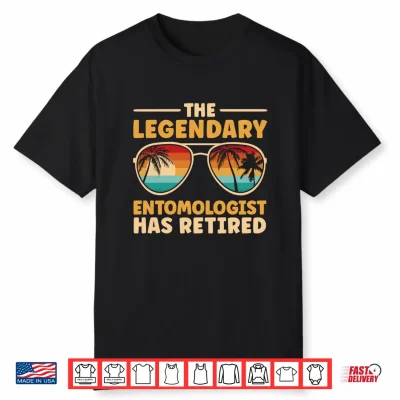 Mens Retired Entomologist Retirement Performance Shirt