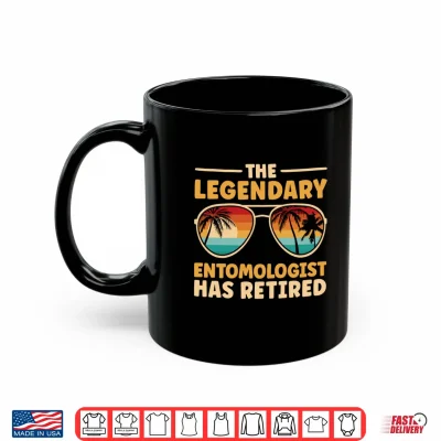 Mug Mens Retired Entomologist Retirement Performance Shirt