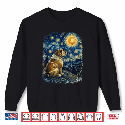 Sweatshirt English Bulldog Lovers Outdoor Enthusiasts Mens Bulldogs Shirt