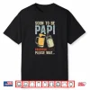 Mens Soon To Be Papi Promoted To Papi Future Papi Grandpa Shirt