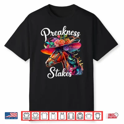 Preakness Stakes Horse Racing Derby Vintage Style Shirt