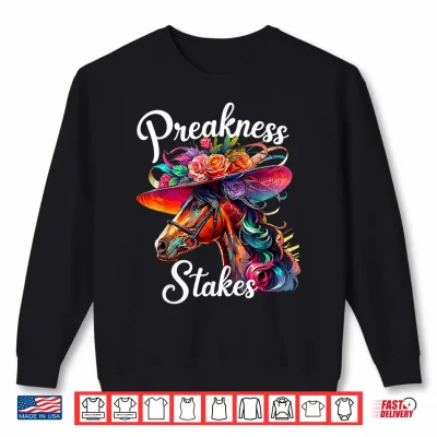 Sweatshirt Preakness Stakes Horse Racing Derby Vintage Style Shirt