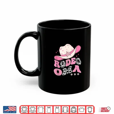 Mug Rodeo Oma Pink Cowgirl 1St Birthday Family Matching Shirt