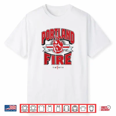 Wnba 30Th Anniversary Drop Box Portland Fire Shirt