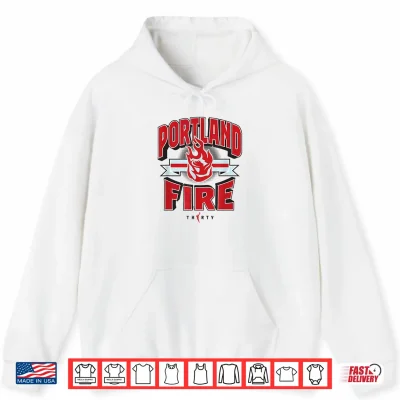 Hoodie WNBA 30th Anniversary Drop Box Portland Fire Shirt