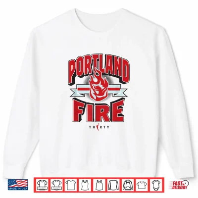 Sweatshirt WNBA 30th Anniversary Drop Box Portland Fire Shirt