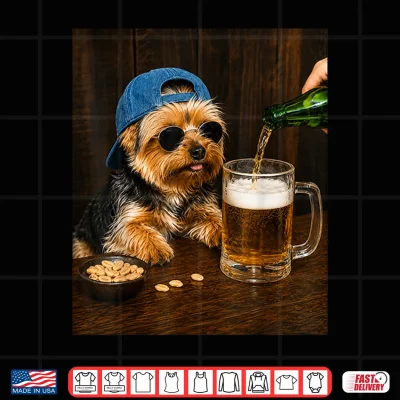 Design Dog Waiting For Beer Shirt