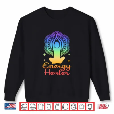 Sweatshirt Energy Chakra Holistic Healing Hands Energy Healer Reiki Shirt