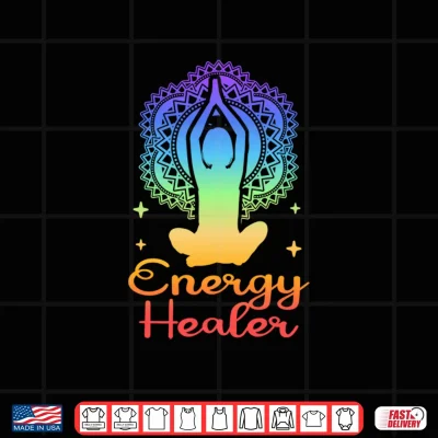 Design Energy Chakra Holistic Healing Hands Energy Healer Reiki Shirt