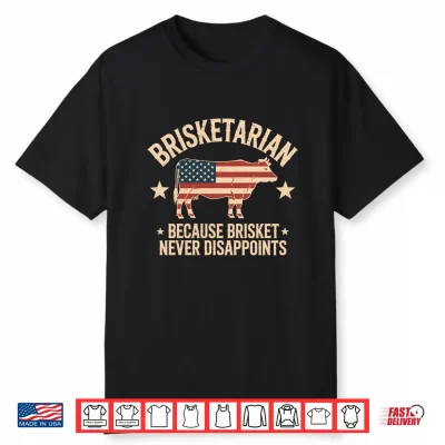 Mens Brisketarian Because Brisket Never Disappoints Bbq Lover Performance Shirt