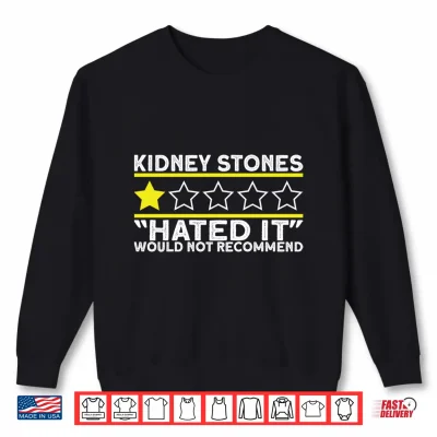 Sweatshirt Kidney Stones Kidney Stone Get Well Kidney Stone Recovery Performance Shirt