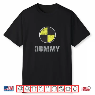 Mens Vintage Dummy I Do Own Stunt Break Fix Repeat Crash Test Performance Shirt