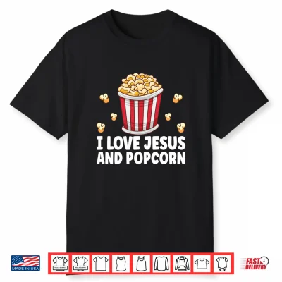 Popcorn Lover Movie Snack Theater Funny Cinema Performance Shirt