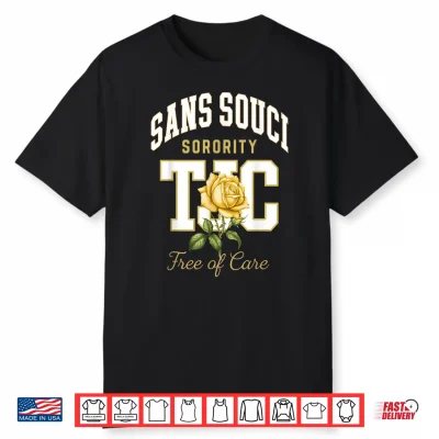 Sans Souci Tjc Free Of Care College Style Shirt