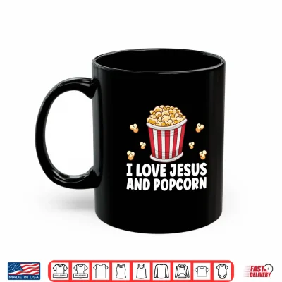 Mug Popcorn Lover Movie Snack Theater Funny Cinema Performance Shirt