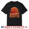 Auntie Vintage Basketball Auntie Shirt