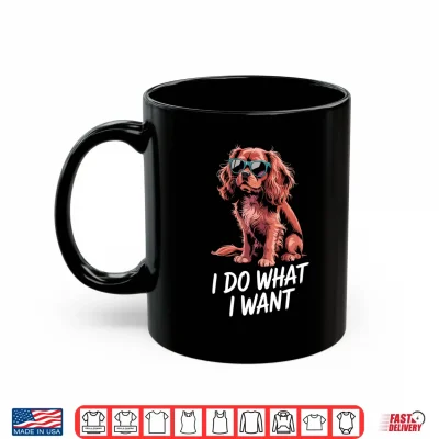 Mug Cavalier King Charles Art for Men Women Cavalier Spaniel Dog Performance Shirt 3