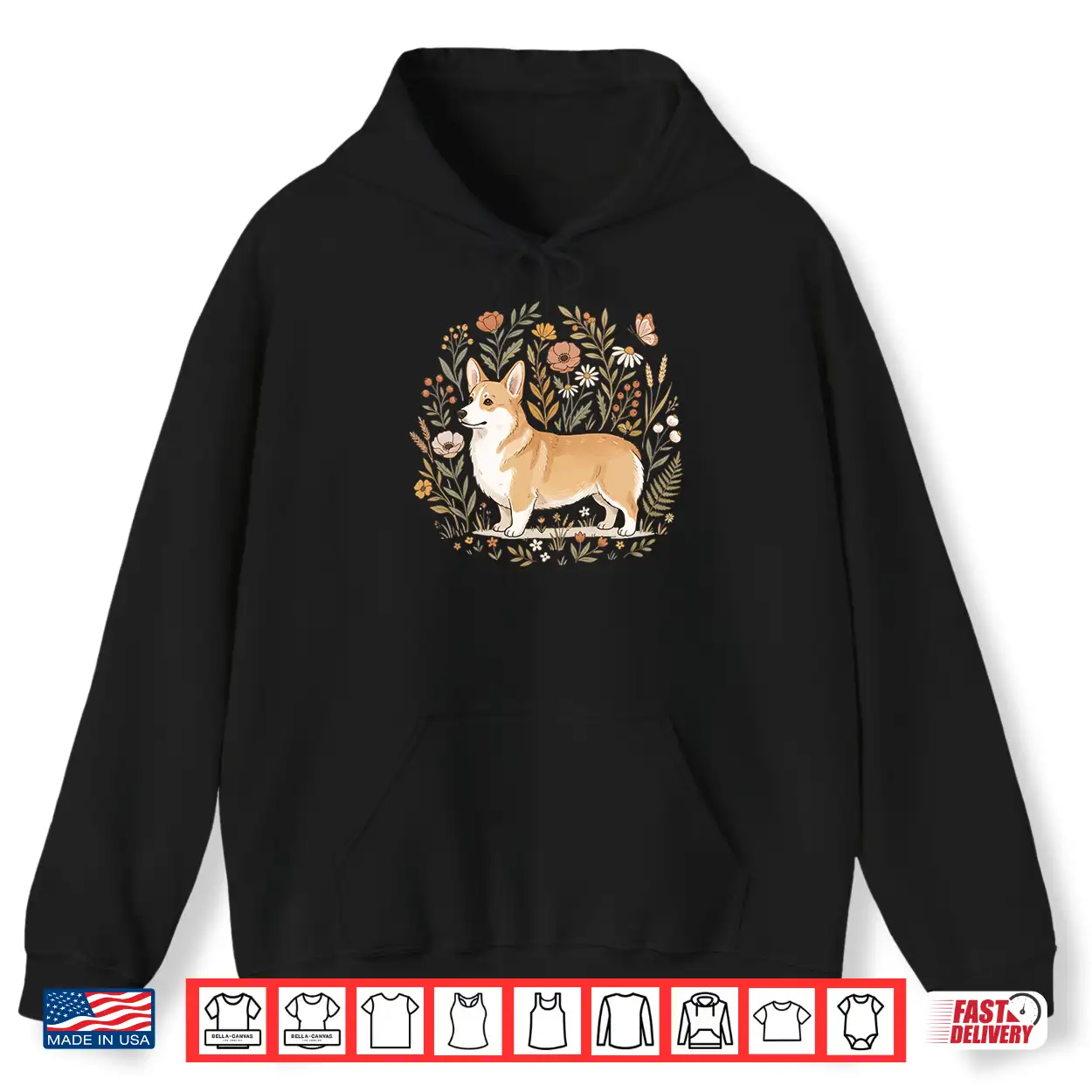 Corgi Cottagecore Welsh Corgi Aesthetic Shirt