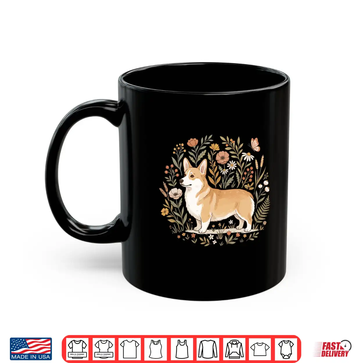 Corgi Cottagecore Welsh Corgi Aesthetic Shirt