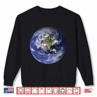 Sweatshirt Earth View Space Planet View Astronomy Nature Lovers Space Shirt 2