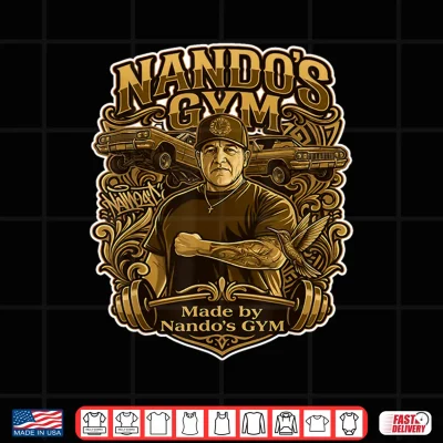 Design Los Angeles NANDOS Gym NG019 Shirt 1