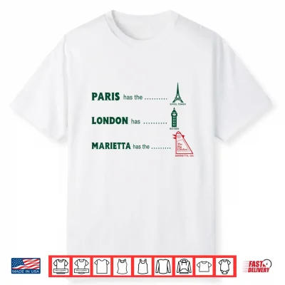 Paris Has The Eiffel London Has Marietta Has The Big Chicken Shirt