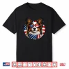Patriotic American Flag Papillon Dog Sunglasses 4Th Of July Shirt
