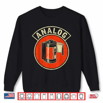 Sweatshirt Analog Film Photography Retro Camera Shirt