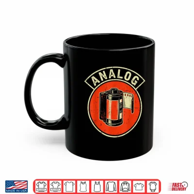 Mug Analog Film Photography Retro Camera Shirt