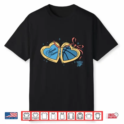 Nba Oklahoma City Thunder Valentine’S Day Heart Locket Shirt
