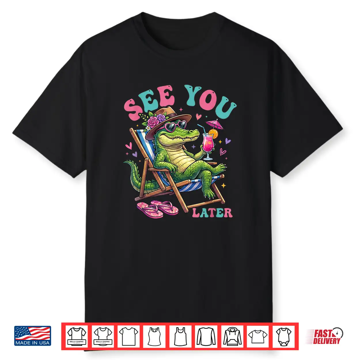 Last Day Of School See You Later Alligator Teacher Summer Shirt Last Day Of School See You Later Alligator Teacher Summer Shirt