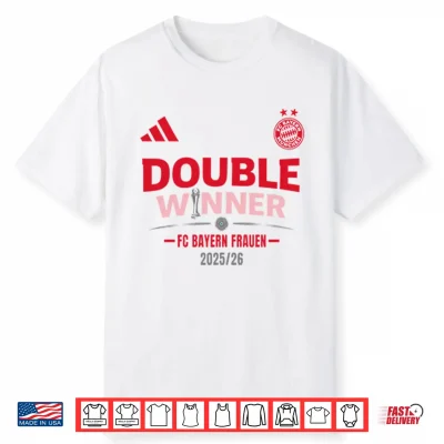 Double Winner Fc Bayern Frauen 2025 2026 Shirt