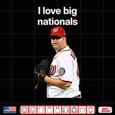 Design I Love Big Nationals Matt Albers Shirt