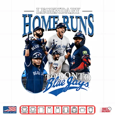 Design Legendary Home Runs Toronto Blue Jays Shirt