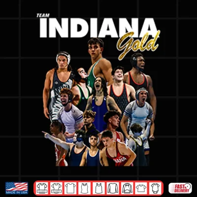 Design Team Indiana Gold Wrestling Junior Duals 2026 Shirt
