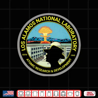 Design Los Alamos National Laboratory Estd 1943 Atomic Research Shirt