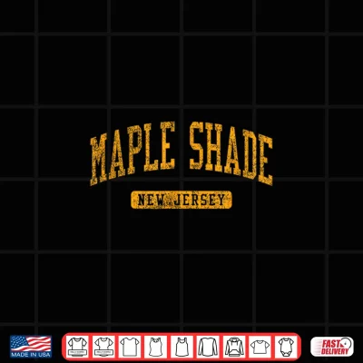 Design Maple Shade NJ Vintage Athletic Sports Design JG3 Shirt