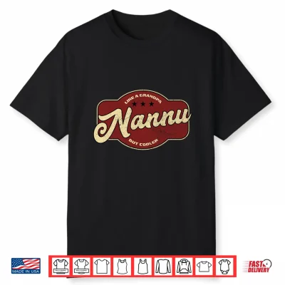 Vintage Nannu Like A Grandpa But Cooler Maltese Grandpa Performance Shirt
