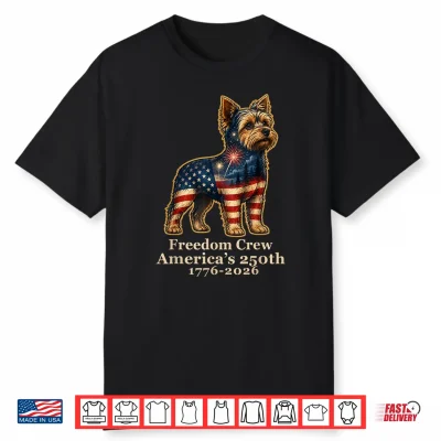Yorkie Dog America’S 250Th Anniversary 1776 2026 Shirt