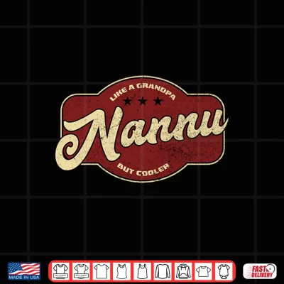 Design Vintage Nannu Like a Grandpa but Cooler Maltese Grandpa Performance Shirt