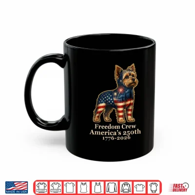 Mug Yorkie Dog Americas 250th Anniversary 1776 2026 Shirt