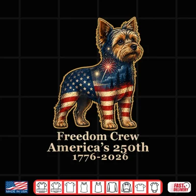 Design Yorkie Dog Americas 250th Anniversary 1776 2026 Shirt
