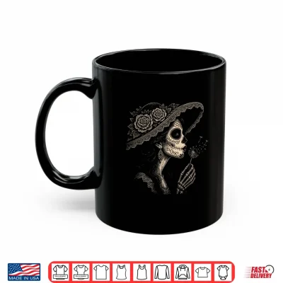 Mug La Catrina Blowing Wishes Dandelion Shirt
