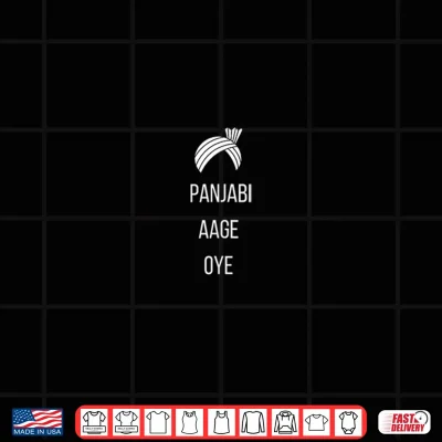 Design Panjabi Aa Gaye Oye Aage Diljit Dosanjh Shirt